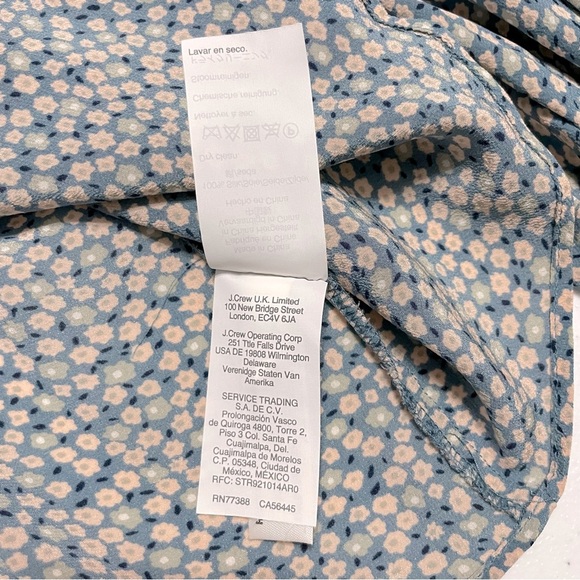 Madewell Silk Poet Top in Bitsy Floral size S - Picture 12 of 15